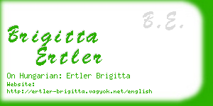 brigitta ertler business card